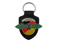 GSG9에 의하여 개인화되는 가죽 Keychains, 연약한 사기질 상징을 가진 로고를 가진 선전용 Keychains