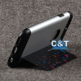 신용 카드 홀더를 가진 다양한 분류된 방어적인 iPhone 6 덮개 PC TPU