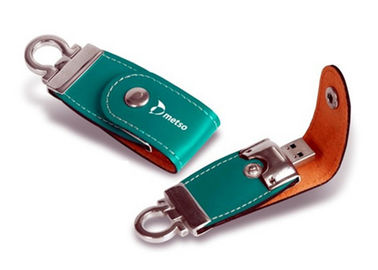사업 선전용 가죽 USB 섬광 드라이브 USB 2.0 1GB - 64GB 수용량