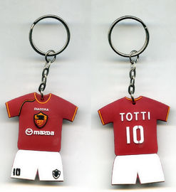 Manchester United 빨간 축구 선전용 Keychains 연약한 PVC/고무