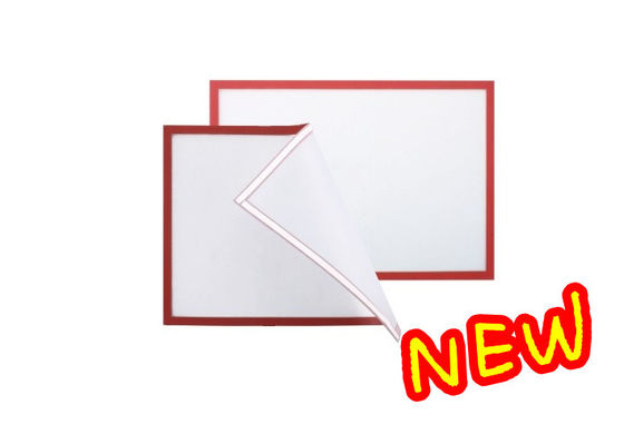 연약한 접착 테이프 30416를 가진 PVC 자석 파일 홀더를 당겨 유리제 백보드
