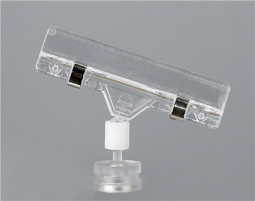 투명한 30mm 클립을 가진 자석 기본적인 광고 POP 전시 클립