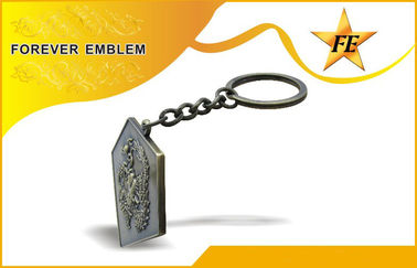 낮은 카드뮴 아연 합금 선전용 Keychains/열쇠 고리는을 가진 주문 설계합니다