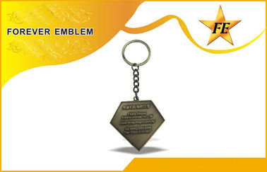 낮은 카드뮴 아연 합금 선전용 Keychains/열쇠 고리는을 가진 주문 설계합니다