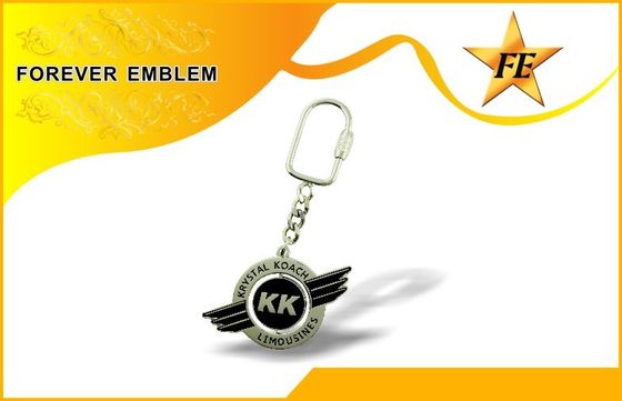 니켈 도금을 가진 아연 합금 주문 금속 선전용 Keychains