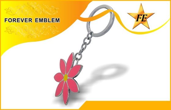 니켈 도금, 주문 3D keychain를 가진 모조 단단한 선전용 Keychains