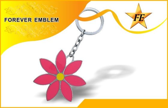 니켈 도금, 주문 3D keychain를 가진 모조 단단한 선전용 Keychains
