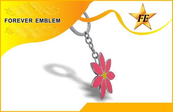 니켈 도금, 주문 3D keychain를 가진 모조 단단한 선전용 Keychains