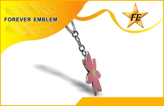 니켈 도금, 주문 3D keychain를 가진 모조 단단한 선전용 Keychains