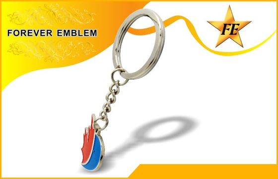 연약한 사기질 금속 선전용 목적을 위한 선전용 Keychains 아연 합금