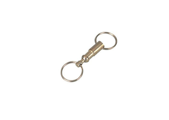 금관 악기 강요와 잡아당기기 따로따로 두 배 열쇠 고리, 강철 선전용 Keychains 30596