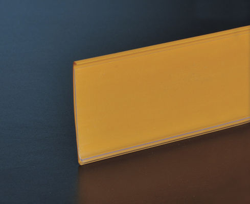주문을 받아서 만들어진 슈퍼마켓 상점 선반 자료는 쇼핑 센터를 위한 PVC, 황색을 벗깁니다