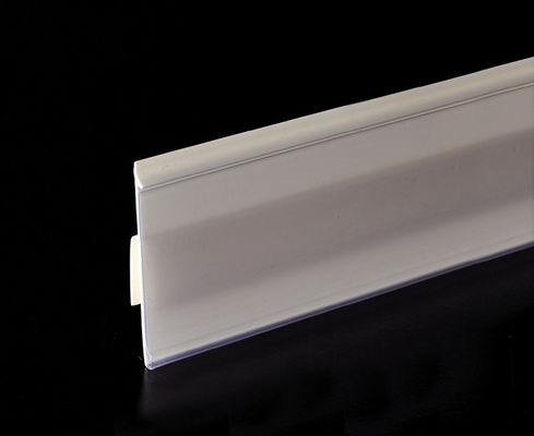 슈퍼마켓 PVC 선반 자료를 32mm/39mm 재생하는 것은 가격 홀더를 벗깁니다