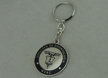 USAC 고급장교에 의하여 각인되는 모조 단단한 사기질 선전용 니켈 Keychain 아연 합금