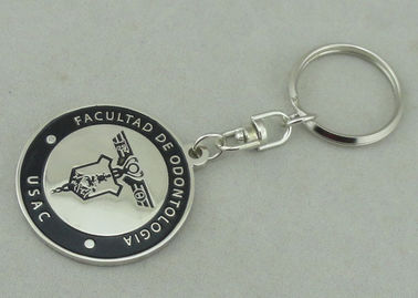 USAC 고급장교에 의하여 각인되는 모조 단단한 사기질 선전용 니켈 Keychain 아연 합금