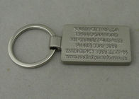 차 열쇠 고리를 위한 3D 아연 합금 Keychain 안개가 자욱한은 도금