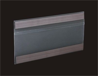 슈퍼마켓 플라스틱 상표 홀더는/HolderWith 자기 띠 2pcs 내밀었습니다
