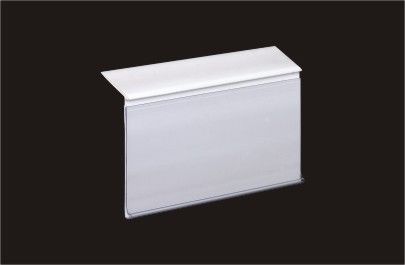 선반을 위한 백색 PVC 선반 채널 정가표 홀더, 40mm 상표 고도