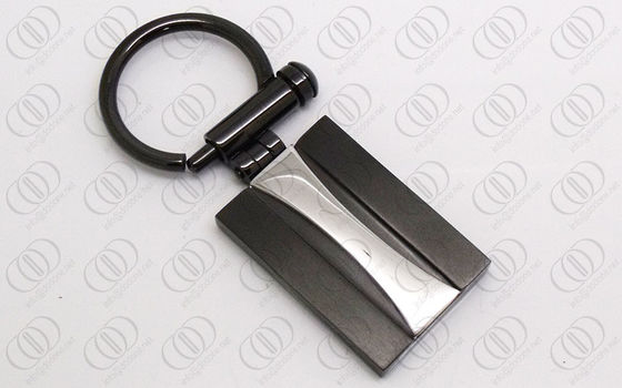 가득 차있는 검정에 의하여 스테인리스 차가운 유행 Keychains 도금되는 빛나는은 악센트
