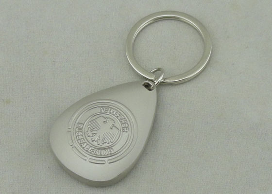 OEM 3D 아연 합금 선전용 Keychain 안개가 자욱한 니켈 연약한 사기질